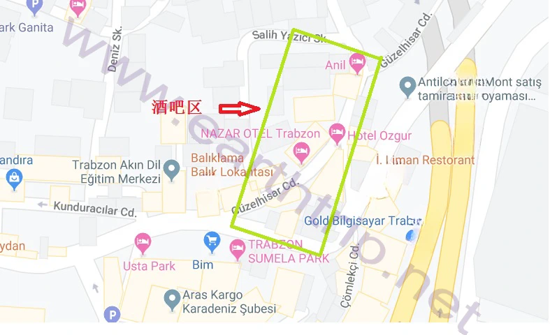 Trabzon 市的酒吧和常驻旅店的妓院 Renai 2016.03.22